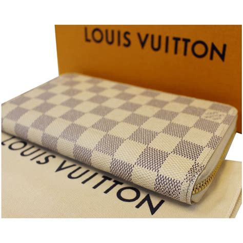 louis vuitton white damier wallet